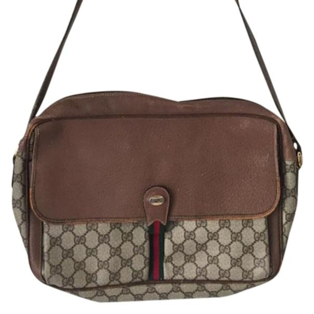 Vintage GUCCI Brown Shoulder Bag